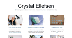 Desktop Screenshot of crystalellefsen.com