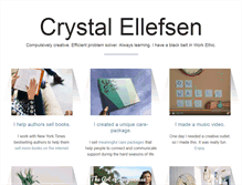 Tablet Screenshot of crystalellefsen.com